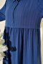 Women's Viscose Fabric Shirt Collar Hijab Dress - 4