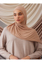 Practical Bamboo Ribbed Shawl |   Color: Warm Mink |   Dimensions: 180X70 cm |   Hijab
