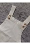 Unisex Cotton Oversize Baby and Kids Jumpsuit - Adjustable Straps and Button Detail - 4