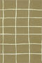 Green Rectangular Patterned Woven Base and Washable Carpet Miravip9508