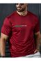 Portugal Striped T-Shirt - Red Printed Oversized Summer Short Sleeve T-Shirt Crew Neck