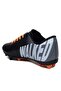 Black and Orange Cleats Men's Football Sports Shoes - 3