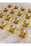 10 Pieces Engineering Vehicle Concept Tractor Plexiglass Figure Newborn Birthday Magnet Gift - 2