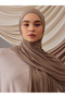 Bamboo Ribbed Jersey Shawl |   Color: Desert |   Dimensions: 180X70 cm |   Hijab - 3