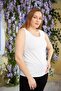 Plus Size White Undershirt - 2