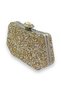 Gold Gold Gold Color Jewelled Pearl Metal Handle Evening Dress Bag Evening Bag Engagement Wedding Bridal Bag - 4