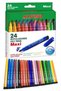 24 Colors Jumbo Felt Tip Crayons 1 Pack Alpino Maxi 24-Pack Felt Tip Pen Preschool Classroom Art Class