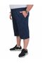 Men's Large Size Combed Cotton Shorts Letter Dance 24644 Marin - 3