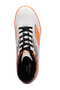 Cambly Men's Astroturf White / Orange Football Shoes - 5