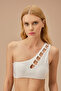 One Shoulder Accessory Bralette Bikini Top