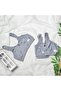 Keyal 2 Pieces Mother's Half-Sleeve Combed Cotton Bra