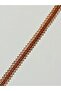 Sedef Pıtırcık Hand Embroidered Ribbon Ribbon. 5 Meters. Copper. - 2