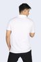 Men's Cotton Polo Collar Button Closure Short Sleeve White Polo Collar T-shirt24411314-010 - 4