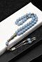 Anjelite Natural Stone Rosary 8 mm Sphere Cut