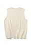 Men's Zero Sleeve Unprinted Clothing Sportswear Oversize T-Shirt - 2