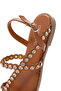 Tan Stone Detailed Women's Flat Sandals - 23sfd443614 - 7