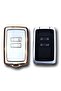 Clio 5 Megane 4 Dacia Kadjar Austral 4 Button Nano Key Case Cover White Gold Color - 3