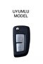 2-Button Nano Key Case Cover for Nissan Qashqai, Juke, Micra - Black Gold Color, 1St Quality - 2