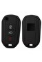 Citroen New C3 Aircross Silicone Switch Protection Case Switchblade with headlight opening Black Color 1st quality - 3