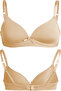 Young Girl Practice Combed Cotton Bra Cotton Soft Cup Underwear - 2