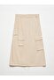 80891 Cargo Midi Skirt-Stone