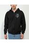 Learn to Forget Sweatshirt Zippered Cardigan - Black Printed Oversize Winter Hoodie with Pockets - 2