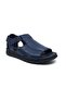 Taşpınar 301 100% Genuine Leather Orthopedic Men's Summer Comfortable Slippers Sandals 40-45