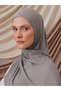 Practical Bamboo Ribbed Shawl |   Color: Silver |   Dimensions: 180X70 cm |   Hijab