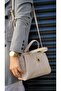 justpolo women's 4 compartment hand and shoulder bag with lock accessories - 3