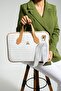 MEGA POLO WOMEN'S WHITE LAPTOP AND BRIEFCASE
