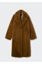 Women's Brown Coat - Model 37018253 - 6