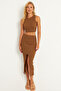 Brown Women's Skirt Set - XL2007 - 2
