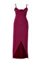 Plum Double Breasted Neckline Slit Long Lined Evening/Night/Graduation/Engagement Dress Tbbss24Ad00002 - 7