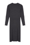 Anthracite Polo Neck Ribbed Knitwear Dress Tbbaw23Ah00002 - 7