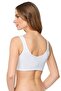 Keyal 6-Pack Women's Wide Strap Combed Cotton Mother Half Tank Top Cotton Bra - 2