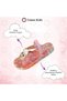 Pink Non-Slip Polyurethane Children's Slippers - Lamb Figure, Soft Texture Beach and Pool Slippers - 6