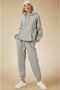 Thick Winter Tracksuit Set with 3 Thread Ribbon, Fleece Inside, Kangaroo Pocket, Hood, Rubber Legs