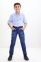 Boy's Lycra Jeans Trousers with Mustaches Model 6-12 Years - 4