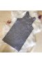 Athlete - Swimmer - Crossed Back Athlete 3-Piece Black - White - Gray - 2