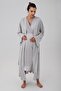 Short Sleeve Stretchy Lycra Viscous Maternity Dressing Gown Nightgown Set