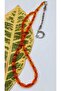 Transparent Orange Capsule Cut Moon Star Alpaka Tassel Cervet Tassel - 4