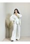 Oversize Mould Jacquard Linen Tok Fabric Bottom Set - 3