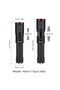 black 21700 Battery 20W Zoom Round Beam Light LED High Power Flashlight USB Rechargeable Torch Campi - 4