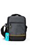 Unisex Gray Cross Back And Chest Bag Nemobags Bodybag Bag