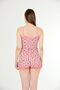 Cotton Thin Straps Lace Shorts Women's Pajama Set 8250 - 5