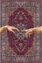 Mira Hands Figured Vintage Woven Base Decorative Carpet Mira 1475