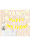 25-Piece Daisy Themed Happy Birthday Banner String Birthday Decoration - 2