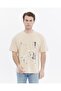 Oversize Print Detailed T-Shirt - 2
