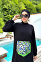 Lycra Full Covered Hijab Swimsuit Carrie 8223 Black - 5