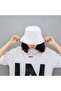 Ars Fashion Flat White Bucket Hat Fisherman Hat Bucket Hat